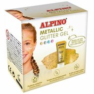 Make-up voor Kinderen Alpino Gel Purpurine Gouden 1