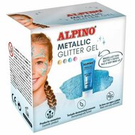 Make-up voor Kinderen Alpino Gel Purpurine Blauw 1