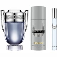 Parfumset voor Heren Paco Rabanne Invictus 3 Onderdelen 2