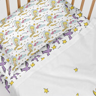 Onderlaken HappyFriday LE PETIT PRINCE Multicolour 60 x 120 x 14 cm Vogels 2