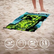 Strandhanddoek Minecraft Groen 70 x 140 cm 6