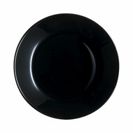 Dessertbord Luminarc Zelie Negro Zwart Glas &Oslash; 18 cm (12 Stuks) 5