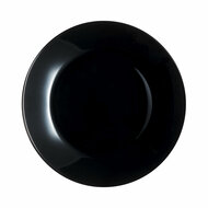 Dinerbord Luminarc Zelie Negro Zwart Glas &Oslash; 25 cm (12 Stuks) 4