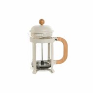 Cafeti&egrave;re Home ESPRIT Wit Natuurlijk Roestvrij staal 800 ml 15 x 10 x 22 cm 1