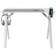 Bureau Mars Gaming MGD100RGBW Wit Staal 100 x 60 cm 5