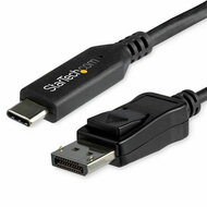 Adapter USB-C naar DisplayPort Startech CDP2DP146B           (1,8 m) Zwart 1