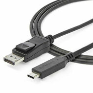 Adapter USB-C naar DisplayPort Startech CDP2DP146B           (1,8 m) Zwart 2