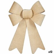 Lasso Kerstversiering Beige PVC 16 x 24 x 4 cm (12 Stuks) 1