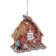 Kerstversiering Multicolour Natuurlijk Polyfoam Huis 9 x 5 x 9,5 cm 1