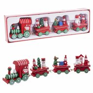 Kerstversiering Multicolour Trein 25,5 X 7,5 X 3 CM 2