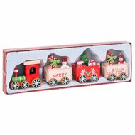 Kerstversiering Multicolour Trein 24,5 x 6,5 x 3 cm 2