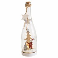 Kerstversiering Multicolour Kerstman Fles 8,3 x 8,3 x 28,5 cm 1