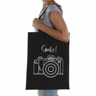 Dames handtas Versa Smile Zwart 36 x 48 x 36 cm 2