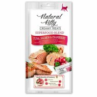 Kattensnoepjes Natural Kitty Superfood Blend Vis 1