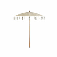 Parasol DKD Home Decor Beige Natuurlijk Metaal 170 x 170 x 230 cm 1