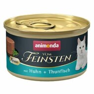 Kattenvoer Animonda Vom Feinsten Mousse Kip Tonijn Vis 85 g 1