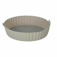 Opvouwbaar siliconen mandje voor airfryer Quttin Cirkelvormig 20 x 20 x 4,5 cm (24 Stuks) 2