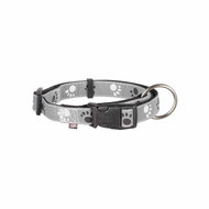 Hondenhalsband Trixie Silver Reflect Zwart Grijs S/M 30-45 cm 1