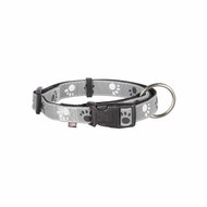 Hondenhalsband Trixie Silver Reflect Zwart Grijs M/L 35-55 cm 1