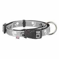 Hondenhalsband Trixie Silver Reflect Zwart Grijs M/L 35-55 cm 2