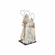 Kerststal set Home ESPRIT Wit Gouden 27 x 24 x 50 cm 4