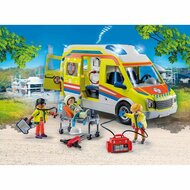 Playset Playmobil 71202 City Life Ambulance 67 Onderdelen 3