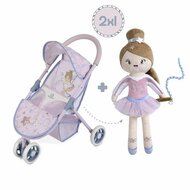 Poppenwagen Decuevas Gala 33 x 48 x 55 cm Lila 50 cm 1