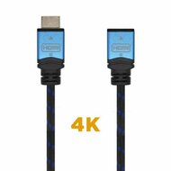 HDMI-Kabel Aisens A120-0453 Zwart Zwart/Blauw 1 m Verlenging 2