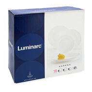 Serviesset Luminarc 1700 Wit Glas 18 Onderdelen 3