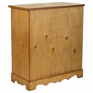 Flessenrek Alexandra House Living Bruin Hout Metaal 31 x 69 x 63 cm Meubel 2 lades 16 flesjes 5