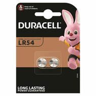 Alkaline Knoopcelbatterij DURACELL LR1130 LR54  2 Onderdelen 10 Stuks 1,5 V 2