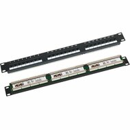 Patchpanel 24 UTP-Poorten Categorie 5e Q-Lantec PK-U5-1 1