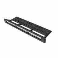 Patchpanel 24 UTP-Poorten Categorie 5e Lanberg PPKS-1124-B 1