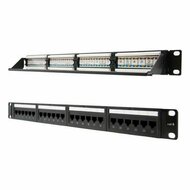 Patchpanel 24 UTP-Poorten Categorie 6 NANOCABLE 10.21.3124 19&quot; RJ45 Zwart 2