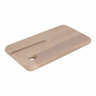 Snijplank Quttin Quttin Bruin Hout 27 x 15 cm (12 Stuks) 2