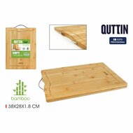 Snijplank Quttin Bamboe 38 x 28 x 1,8 cm (12 Stuks) 2