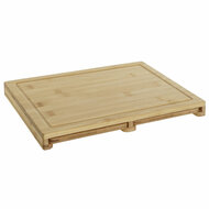 Snijplank DKD Home Decor Natuurlijk Bamboe 35 x 25 x 3 cm 3