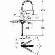 Mengkraan Grohe Professional 30361000 6