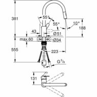 Mengkraan Grohe 31484001 5