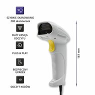 Draagbare Scanner Qoltec 50877 5