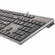 Toetsenbord A4 Tech KV-300H QWERTY Zwart Grijs Monochrome Zwart/Gris 1