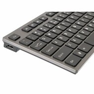 Toetsenbord A4 Tech KV-300H QWERTY Zwart Grijs Monochrome Zwart/Gris 4