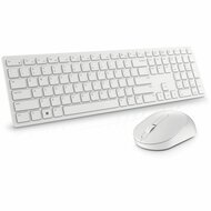 Toetsenbord en draadloze muis Dell KM5221W-WH Wit Qwerty US 3