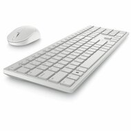 Toetsenbord en draadloze muis Dell KM5221W-WH Wit Qwerty US 4