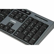 Toetsenbord en muis Ibox DESKTOP KIT PRO Zwart Engels QWERTY 6