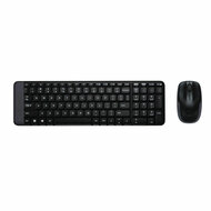 Toetsenbord en muis Logitech Wireless Combo MK220 Zwart QWERTY Qwerty US 1