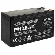 Batterij voor UPS SAI Phasak PHB 1207 12 V 1