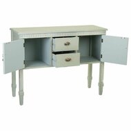 Dressoir Alexandra House Living Groen Rotan Sparrenhout 82 x 36 x 108 cm 4