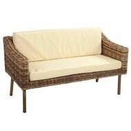 Tafelset met 2 fauteuils Alexandra House Living Bruin Natuurlijk 4 Onderdelen 5