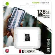 Micro SD kaart met adapter Kingston Canvas Select Plus 128 GB 3